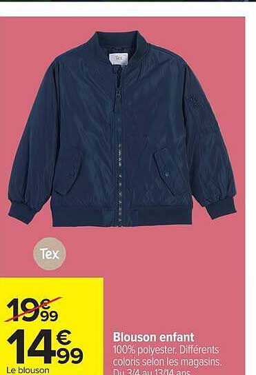 Tex Blouson enfant