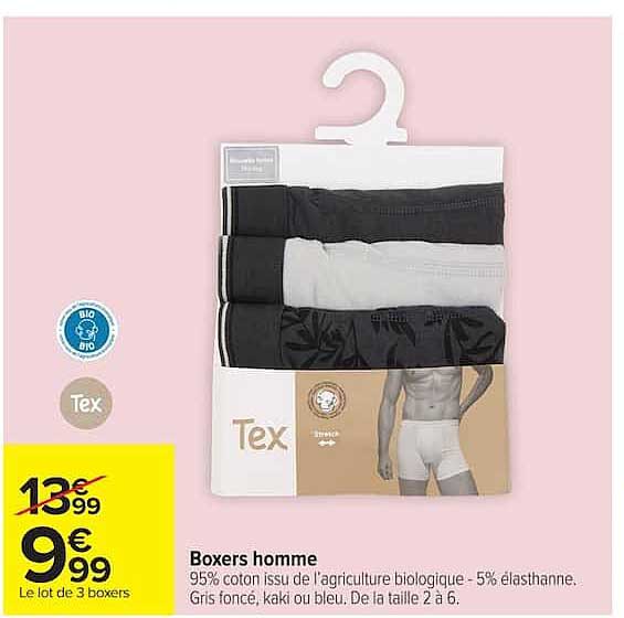 Tex Boxers homme