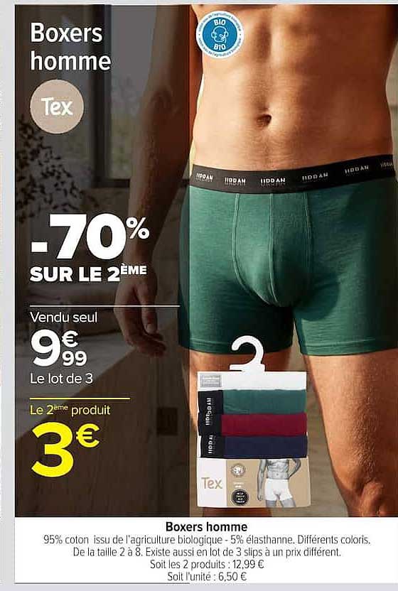 Tex Boxers homme