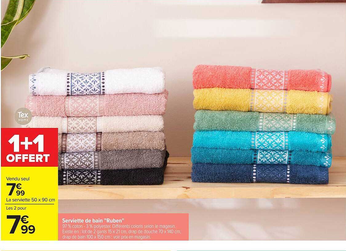 Tex Home Serviette de bain "Ruben
