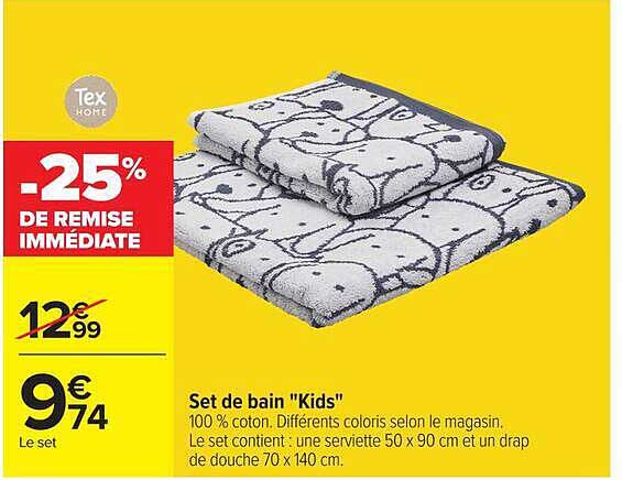 Tex Home Set de bain "Kids
