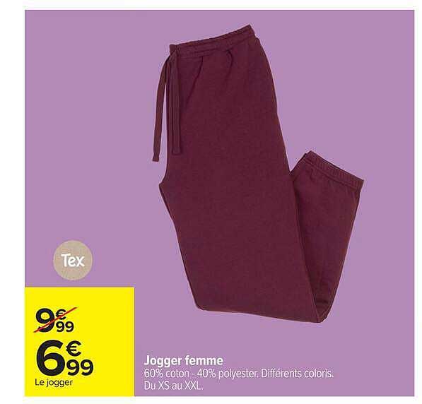 Tex Jogger femme