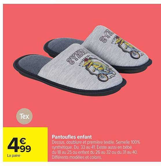 Tex Pantoufles enfant