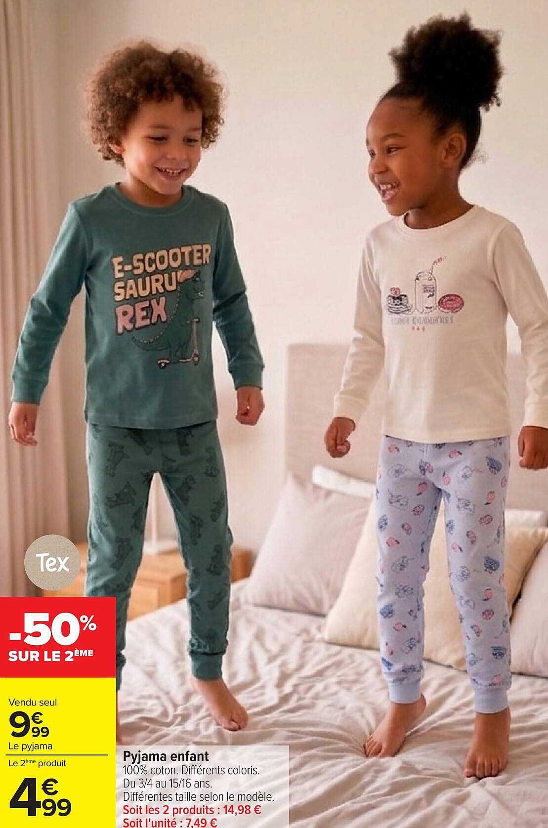 Tex Pyjama enfant