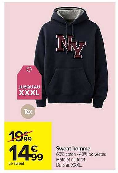 Tex Sweat homme