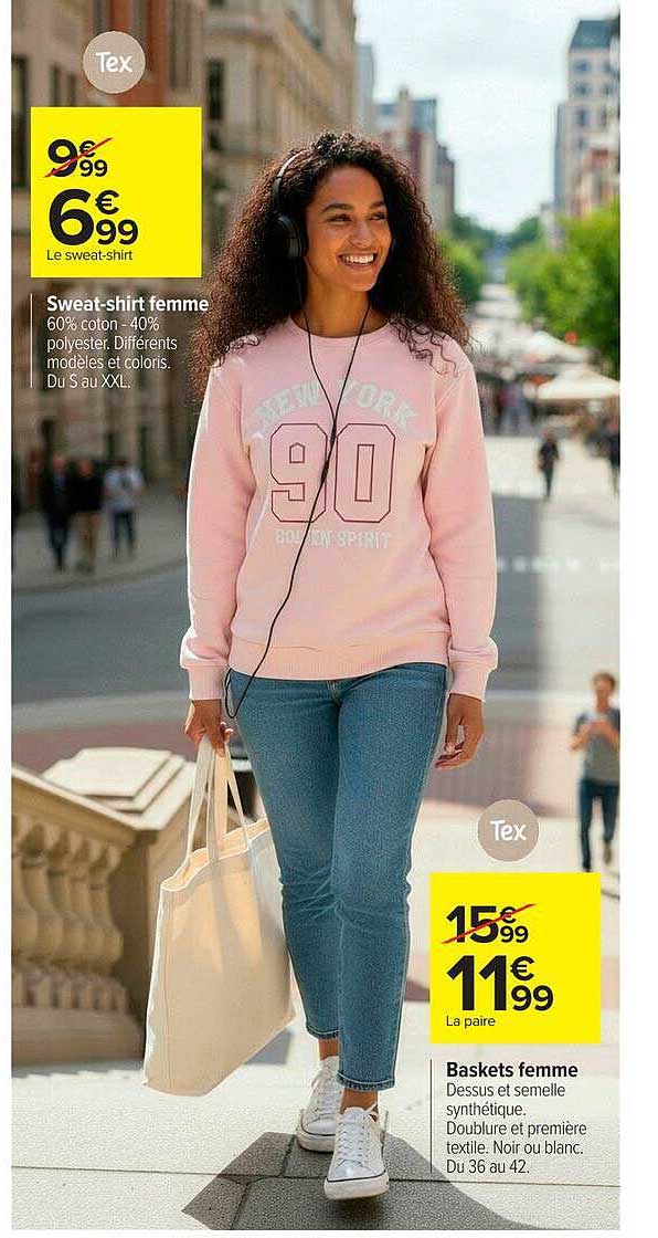 Tex Sweat-shirt femme