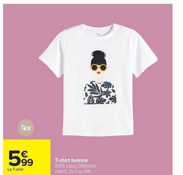 Tex T-shirt femme