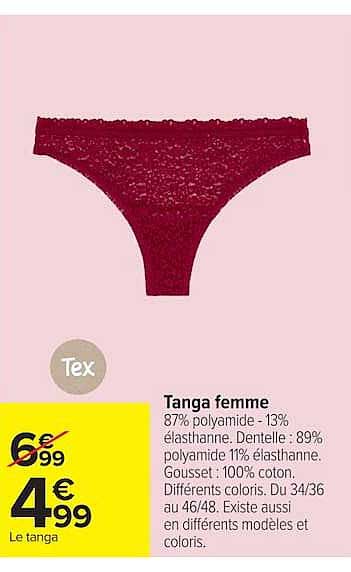 Tex Tanga femme