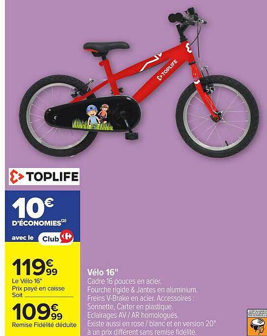 TOPLIFE Vélo 16