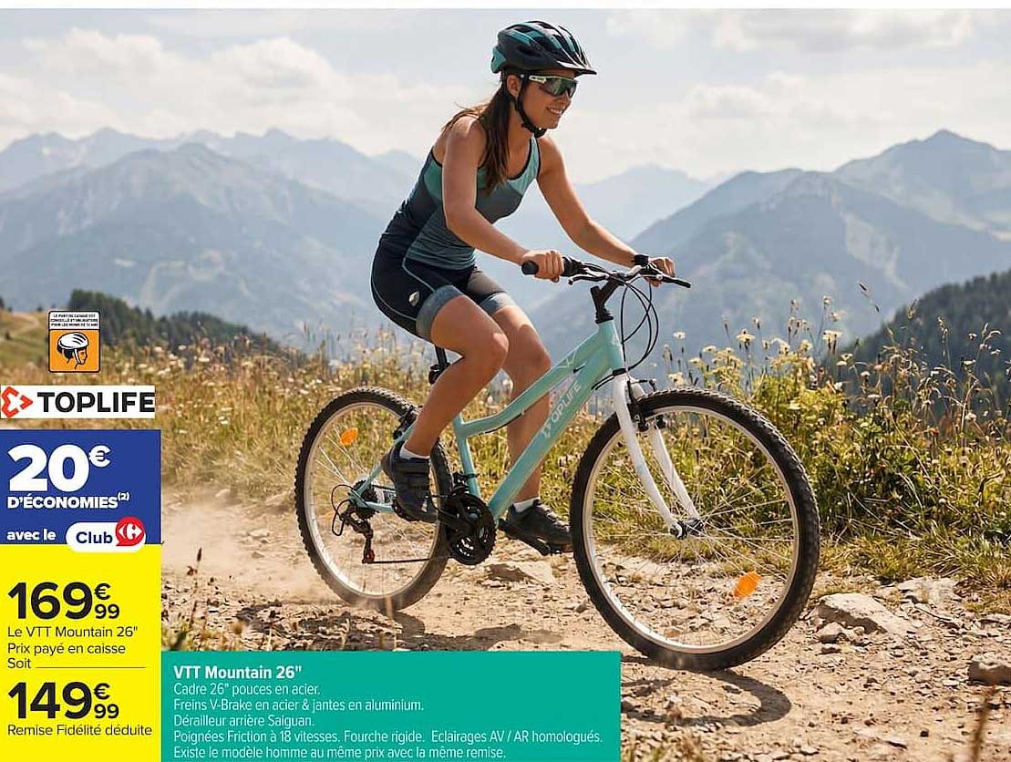 TOPLIFE VTT Mountain 26