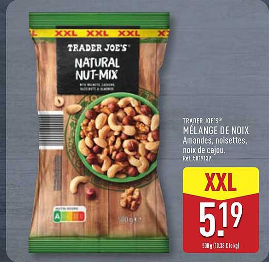 TRADER JOE'S NATURAL NUT-MIX