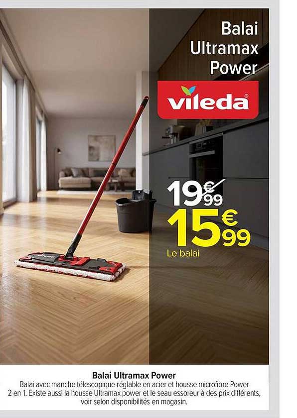 Vileda Balai Ultramax Power