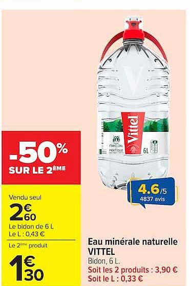 Vittel Eau minérale naturelle