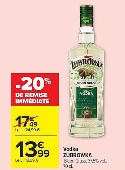 Vodka ZUBROWKA