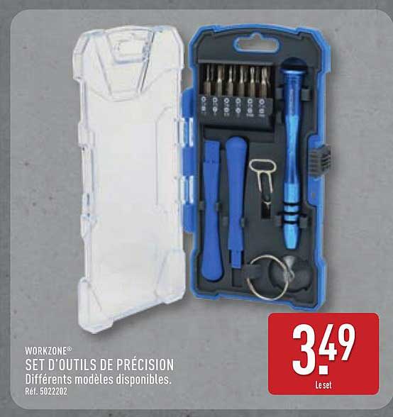 WORKZONE SET D'OUTILS DE PRÉCISION