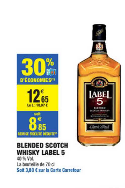 Blended Scotch Whisky Label 5