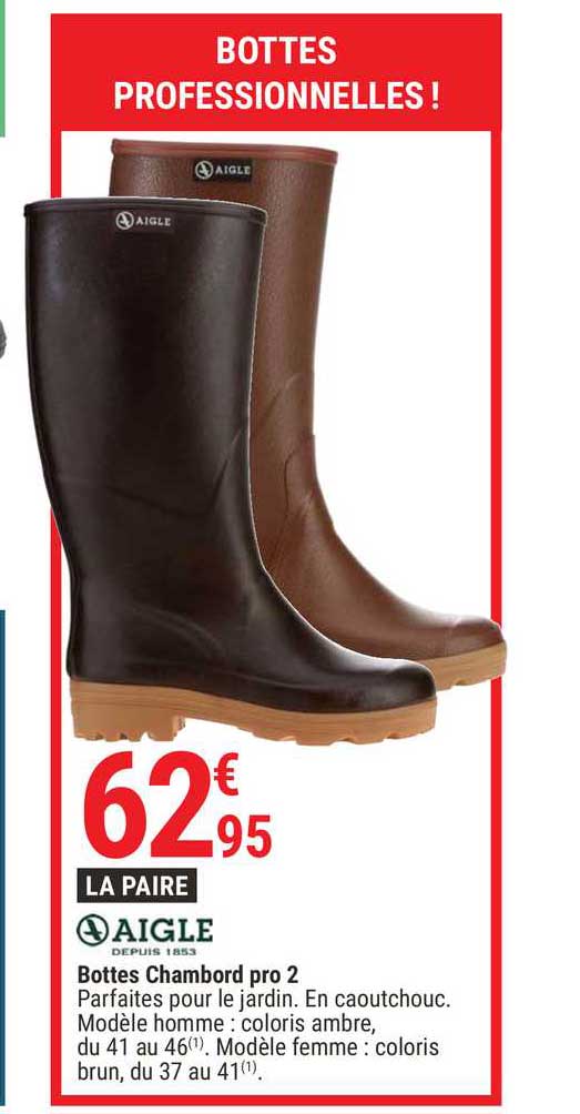 bottes chambord pro 2 aigle