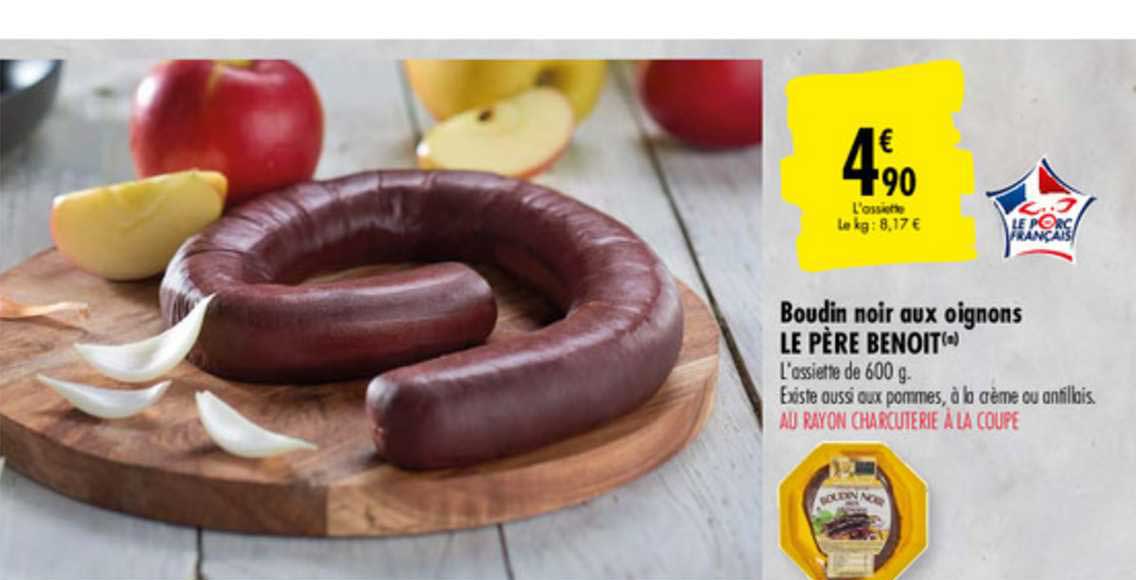 boudin noir aux  oignons le père benoit