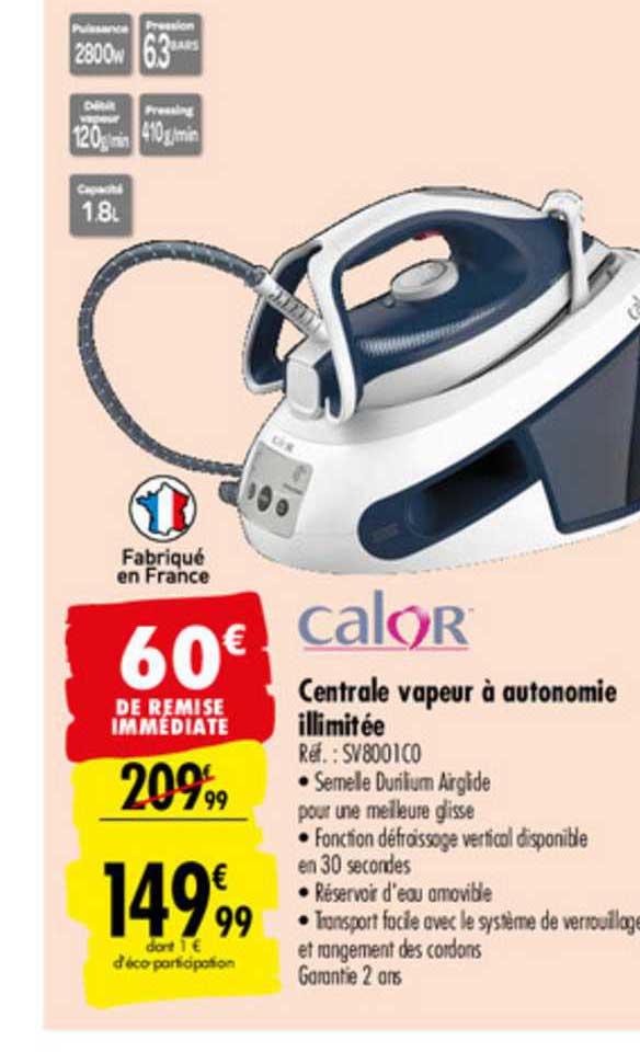 centrale vapeur à autonomie illimitée  à autonomie illimitée calor