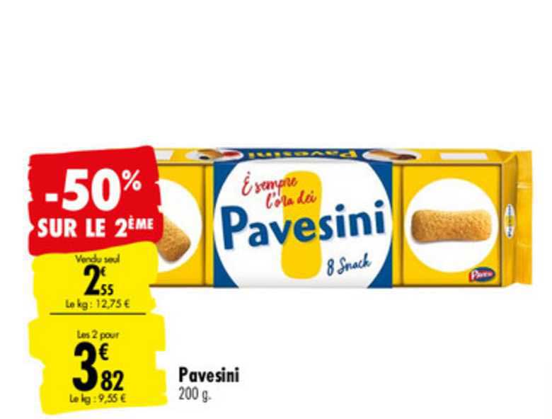 Pavesini -50% Sur Le 2ème