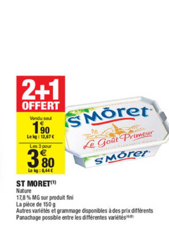 st moret  2+1 offert