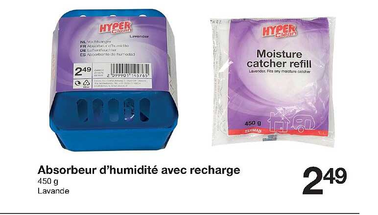 Absorbeur D'humidité Avec Recharge