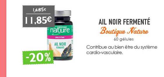 ail noir fermenté boutique nature