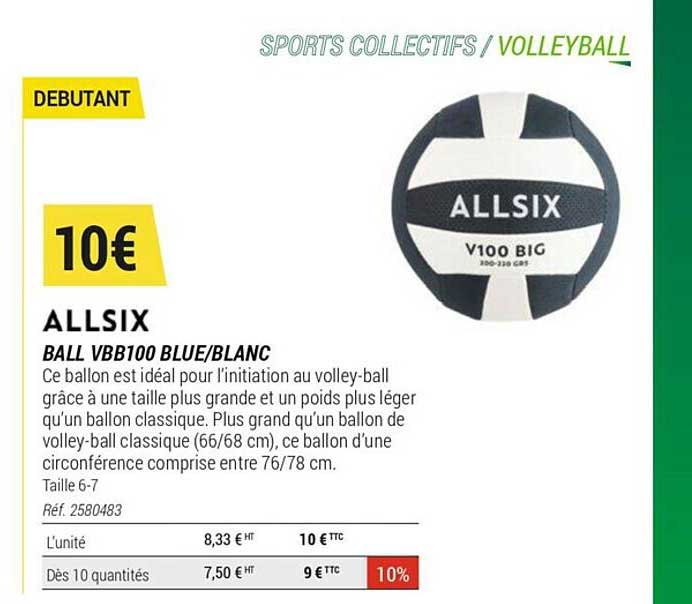 ball vbb100 blue-blanc allsix