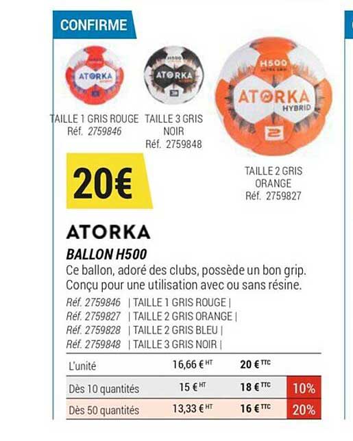 ballon h500 atorka