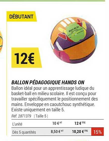 ballon pédagogique hands on