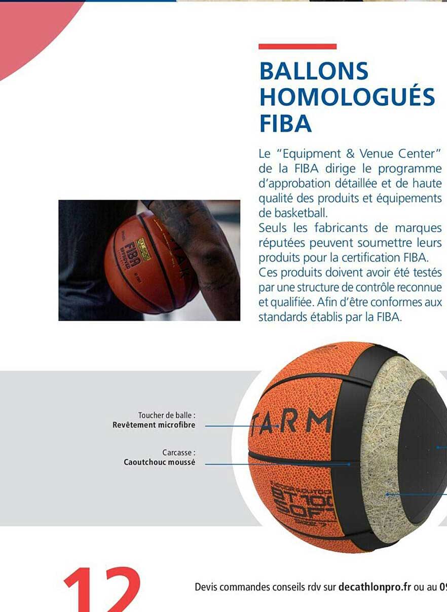 ballons homologués fiba