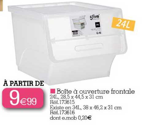 Boîte à Ouverture Frontale