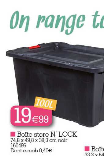 Boîte Store N' Lock