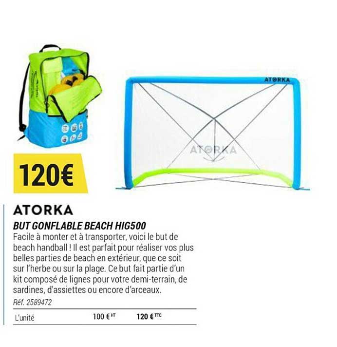 but gonflable beach hig500 atorka