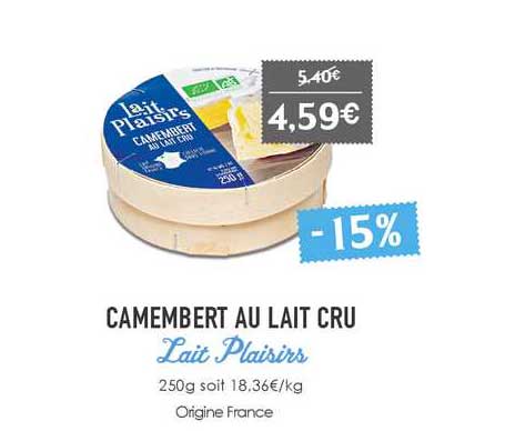 camembert au lait cru lait plaisirs