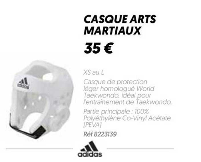 casque arts martiaux adidas