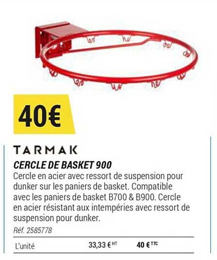 cercle de basket 900 tarmak