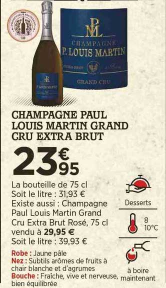 champagne paul louis martin grand cru extra brut