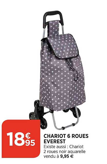 chariot 6 roues everest