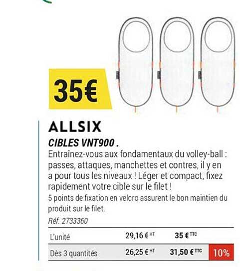 cibles vnt900 allsix