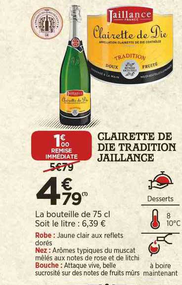 clairette de die tradition jaillance
