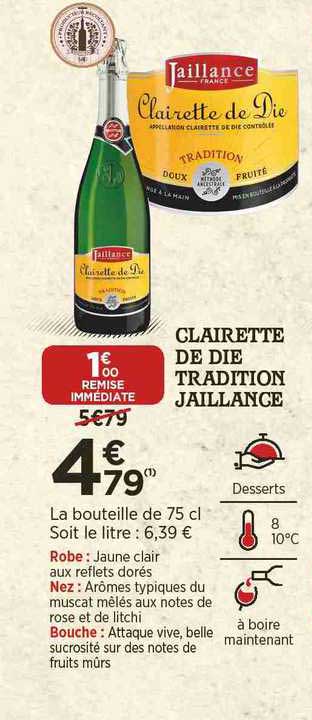 clairette de die tradition jaillance