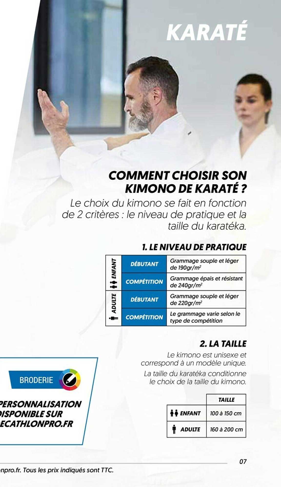 comment choisir son kimono de karaté?