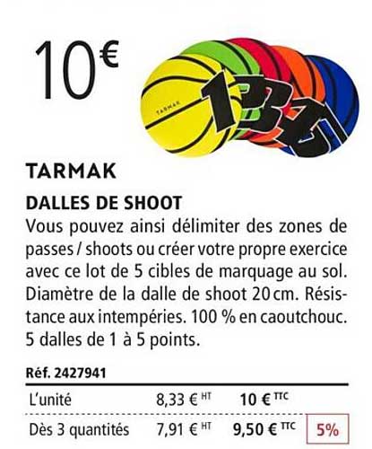 Dalles De Shoot Tarmak