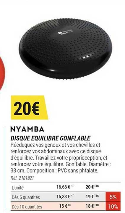 Disque équilibre Gonflable Nyamba