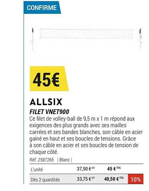 filet vnet900 allsix