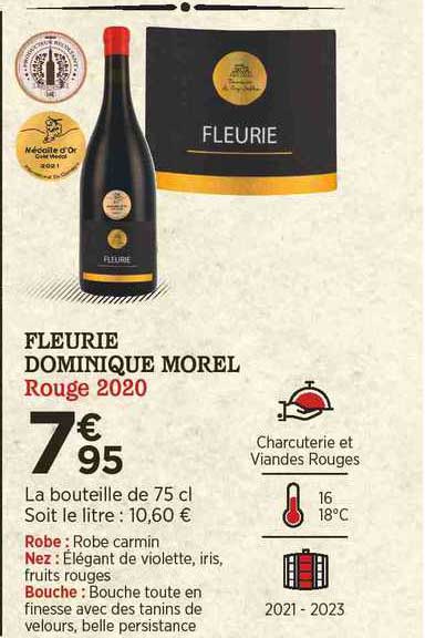 fleurie dominique morel rouge 2020