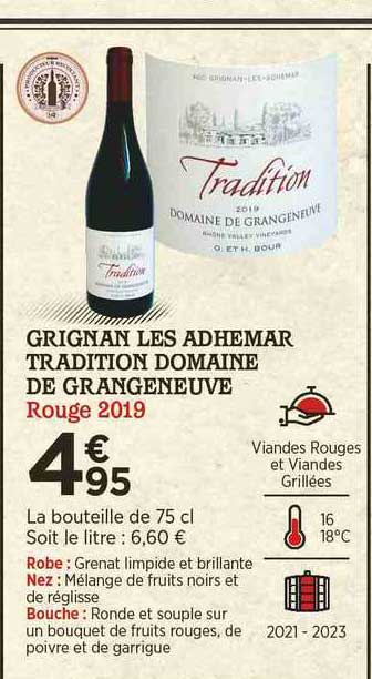 grignan les adhemar tradition domaine de grangeneuve