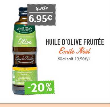 huile d'olive fruitée émile noël