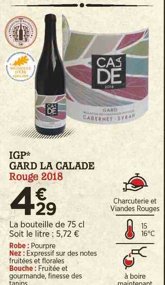 igp gard la calade rouge 2018